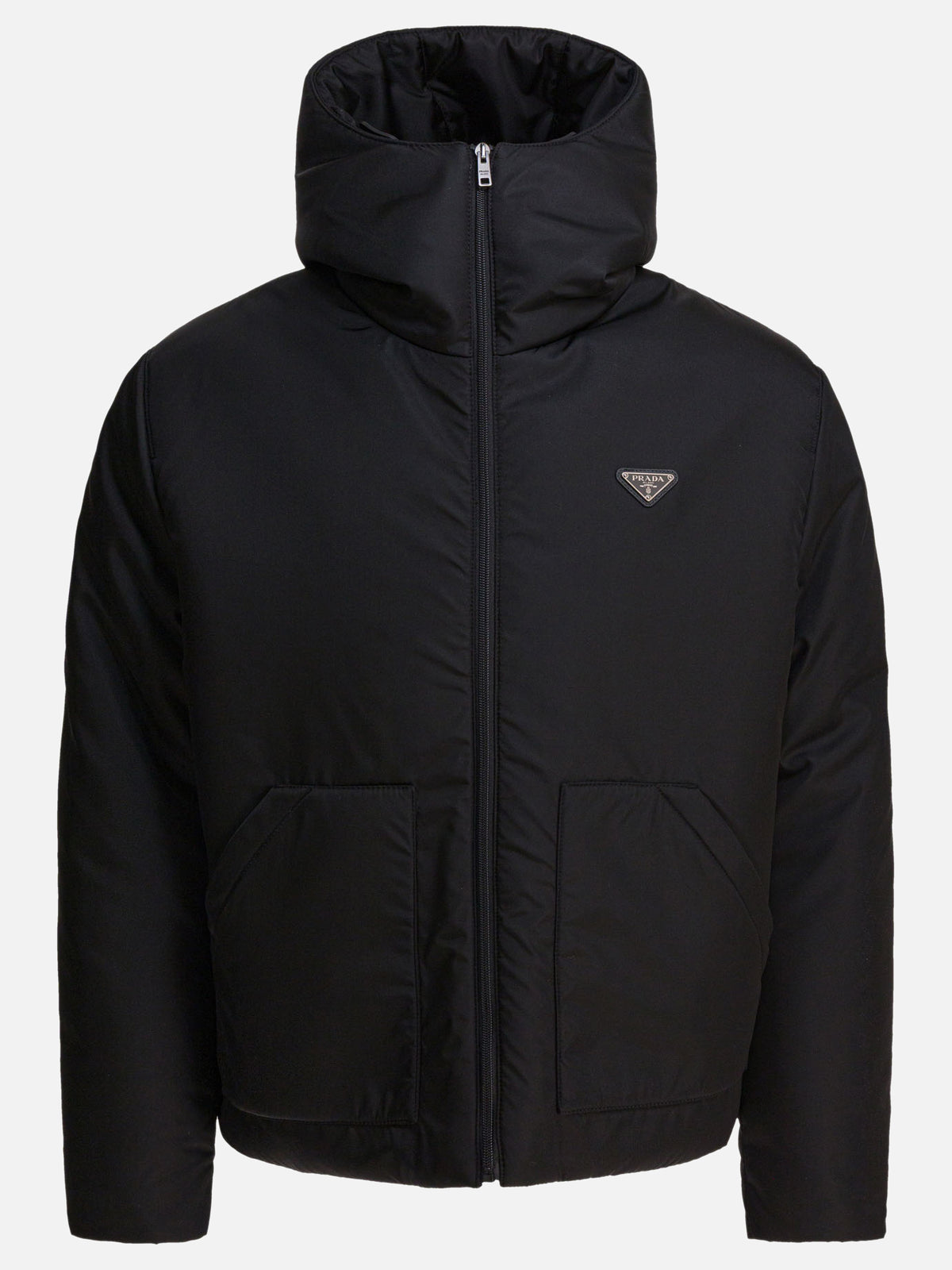 Prada Re-Nylon Down Jacket Black