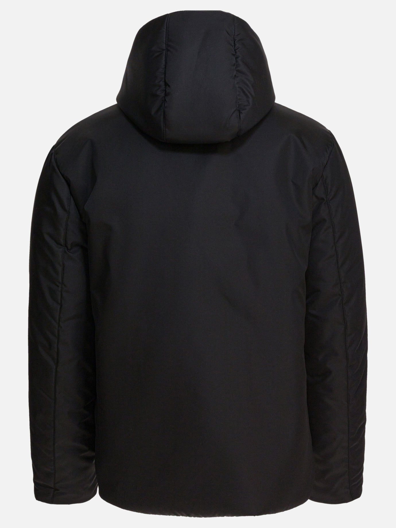 Piumini corti Logo  Nero - Prada Uomo | PDP | VIETTI Online Store | Zoom-Modal_2
