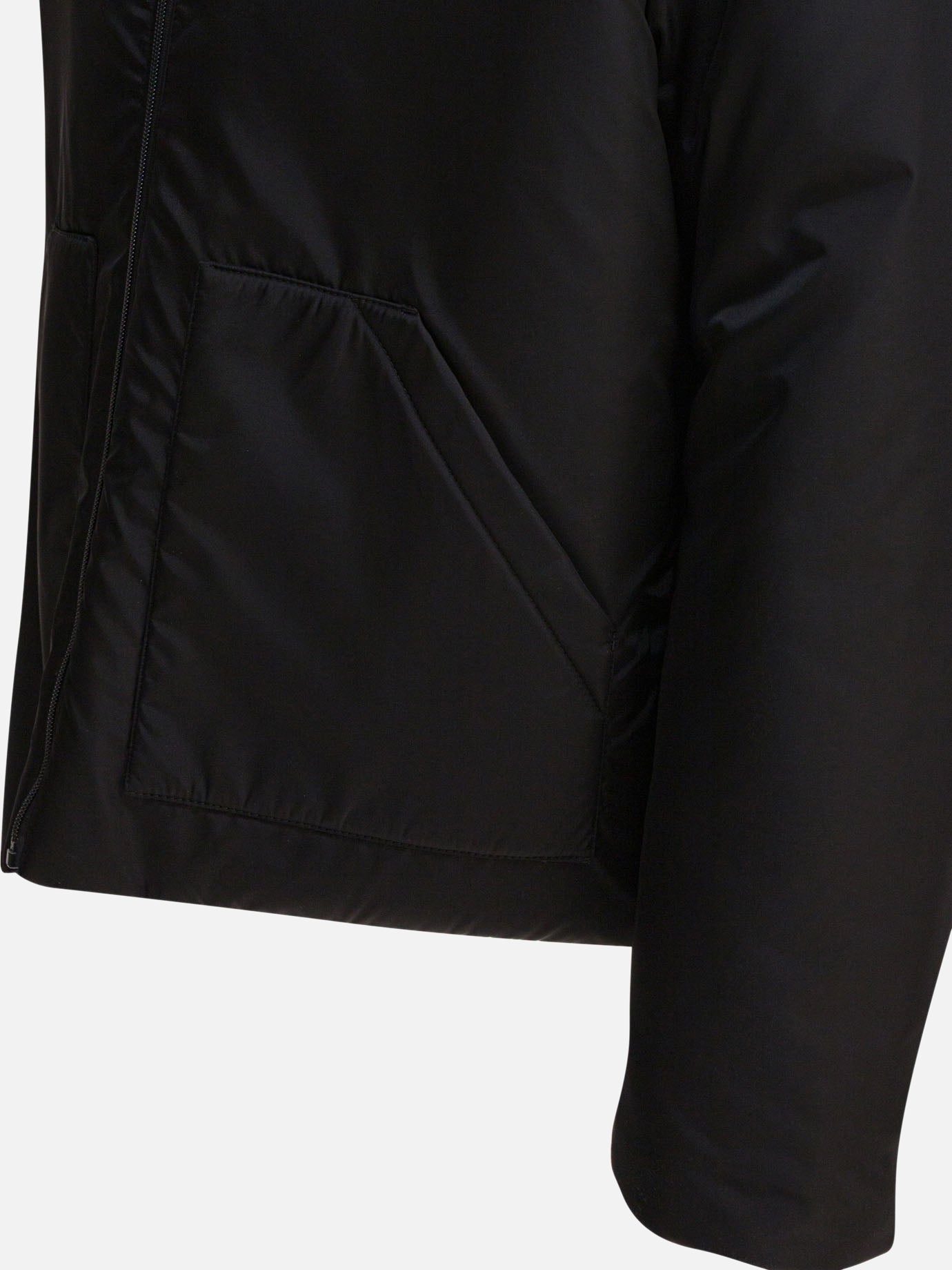 Piumini corti Logo  Nero - Prada Uomo | PDP | VIETTI Online Store | Zoom-Modal_4
