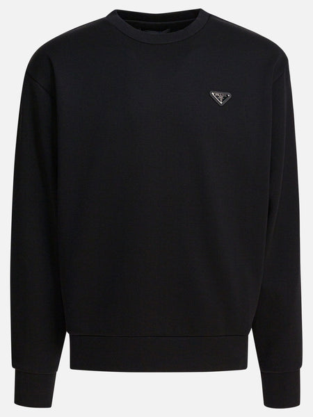 PRADA＊Technical cotton コットン スウェットシャツ＊送料込 w25-prada-ujl90b11oqf0002-s-