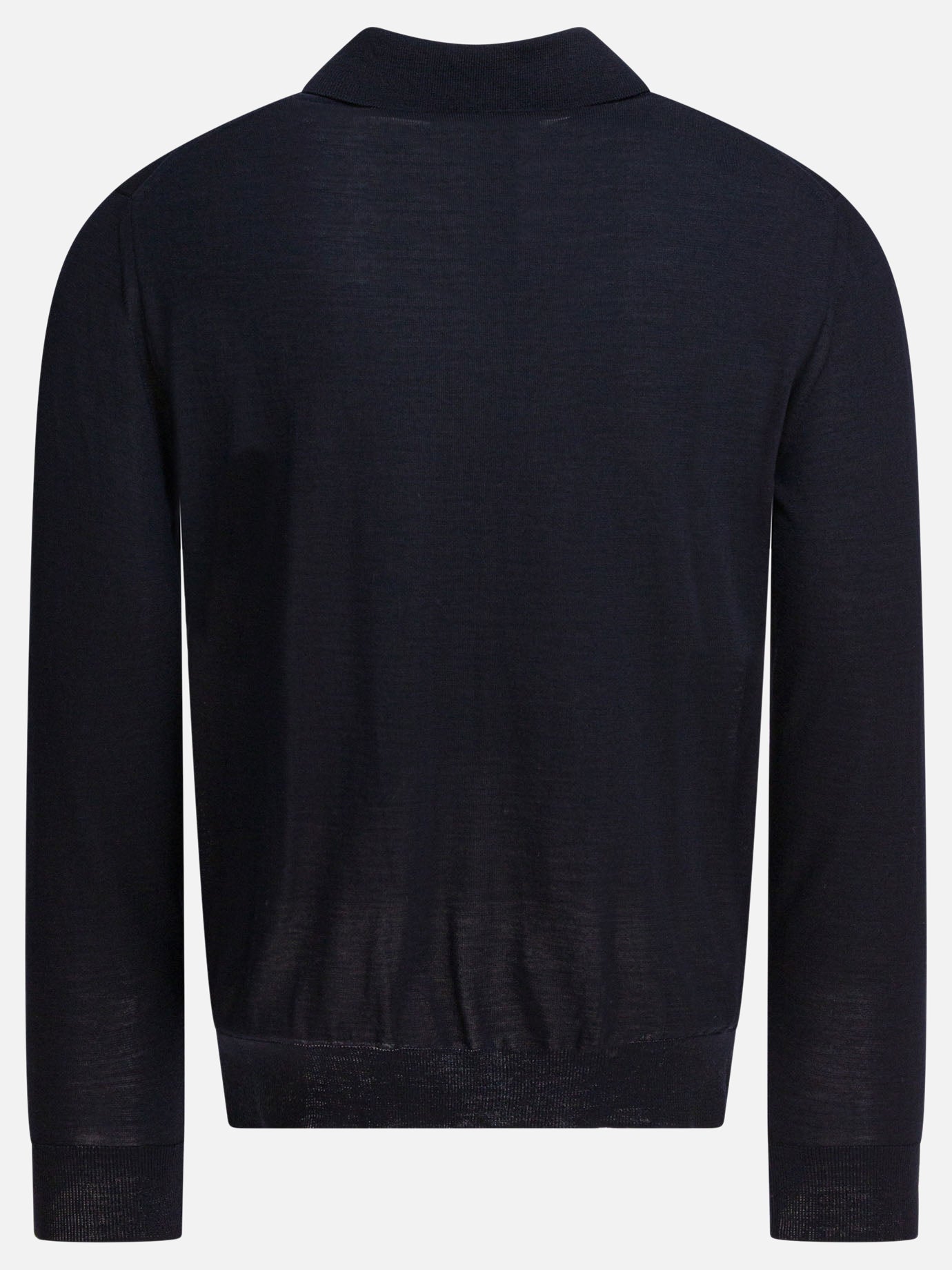 Prada Polo con logo ricamato 25215530_48 Blue thumbnail_2