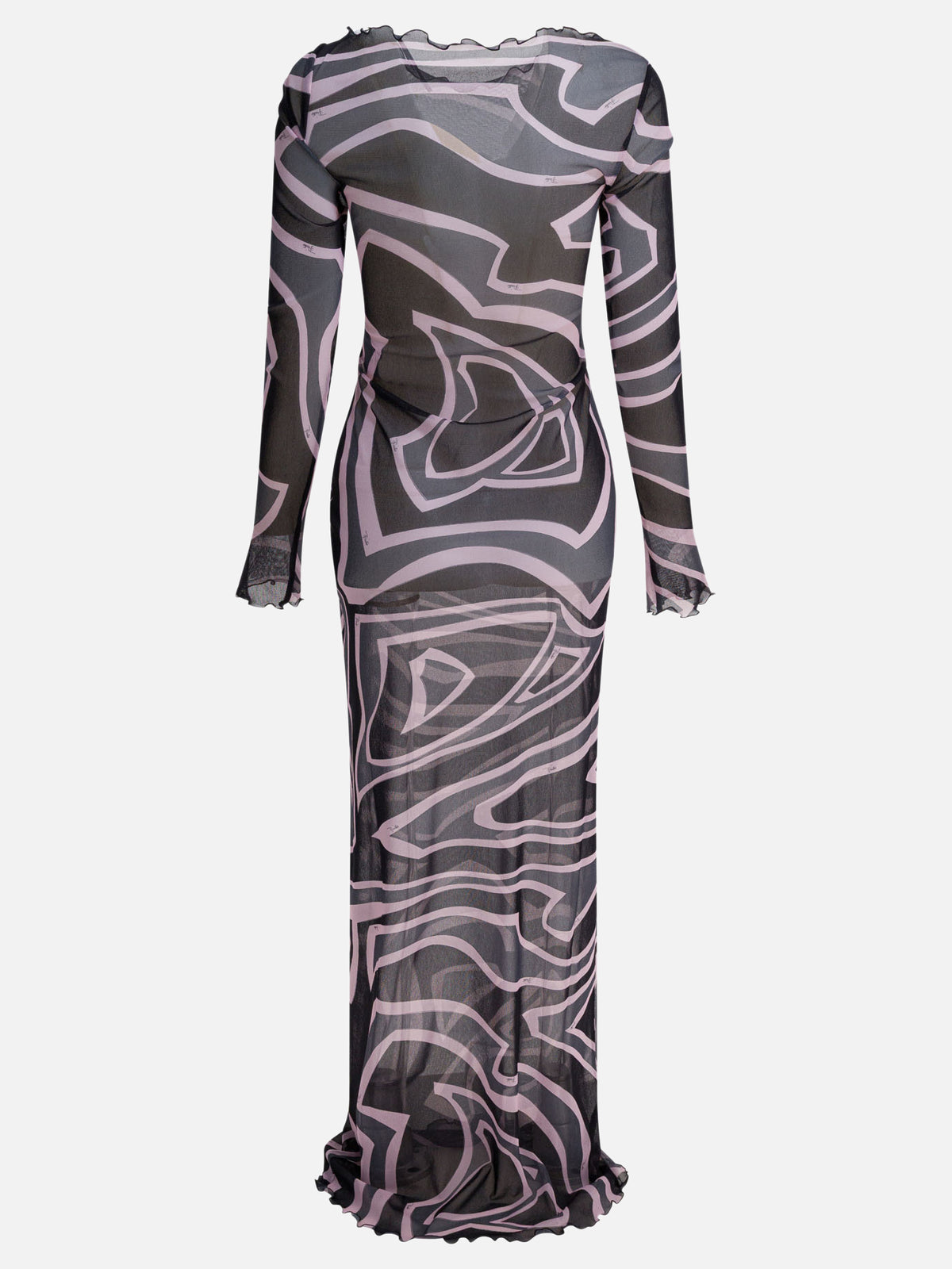Pucci "Tulle" long dress Black - VIETTI