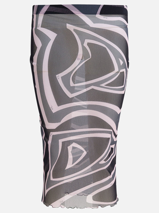 Midi skirts Print  Black - Pucci Women | PDP | VIETTI Online Store 
