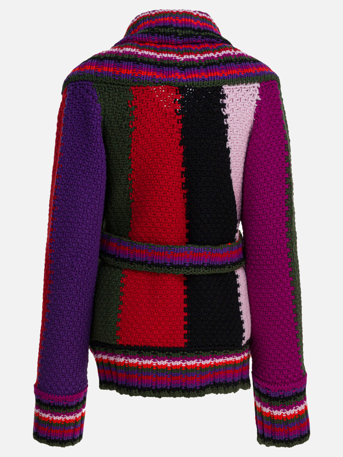 Pucci Orchidee print wool cardigan Multicolor - VIETTI