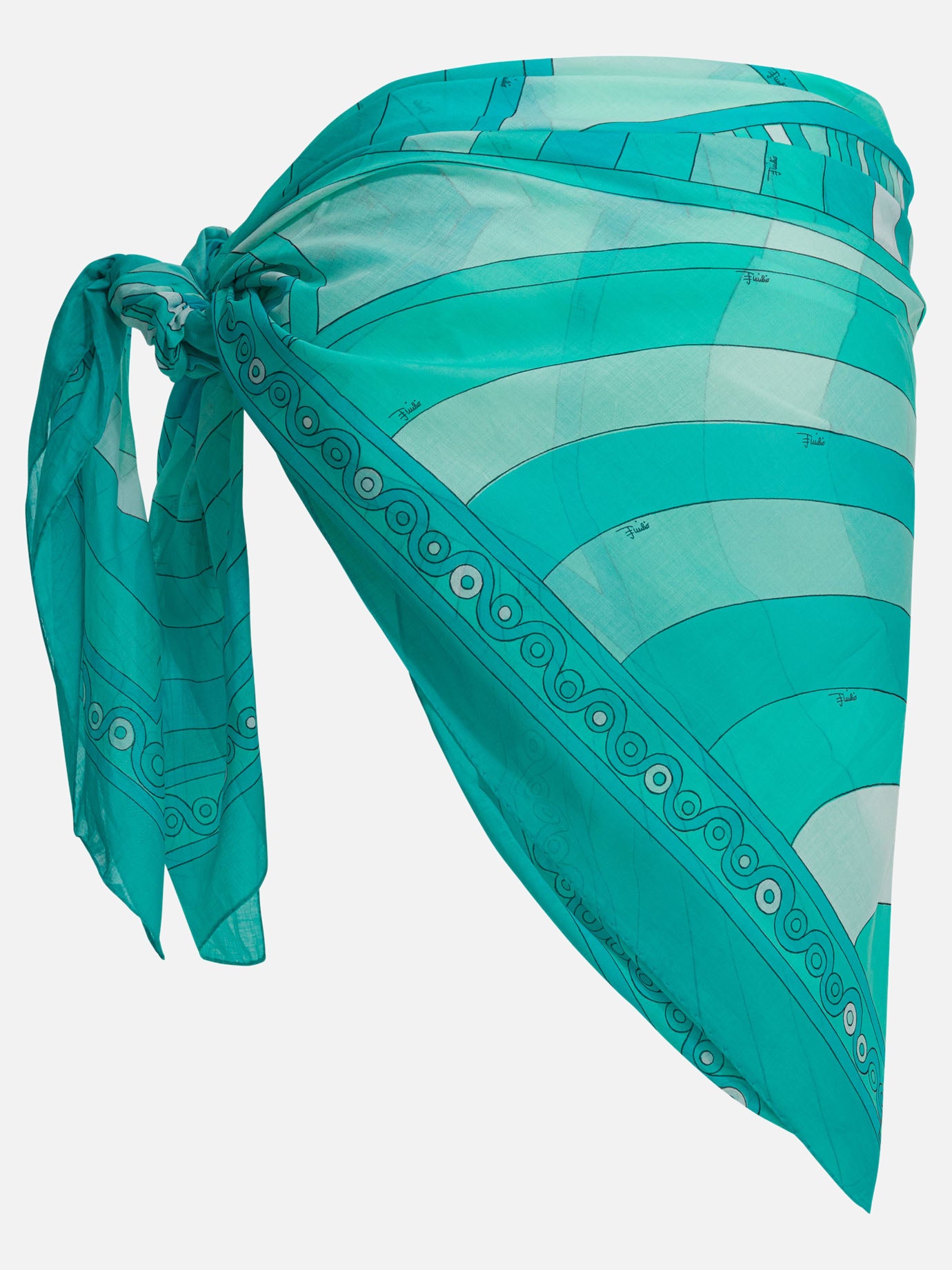 Beach dresses Graphics  Light blue - Pucci Women | PDP | VIETTI Online Store | thumbnail_2