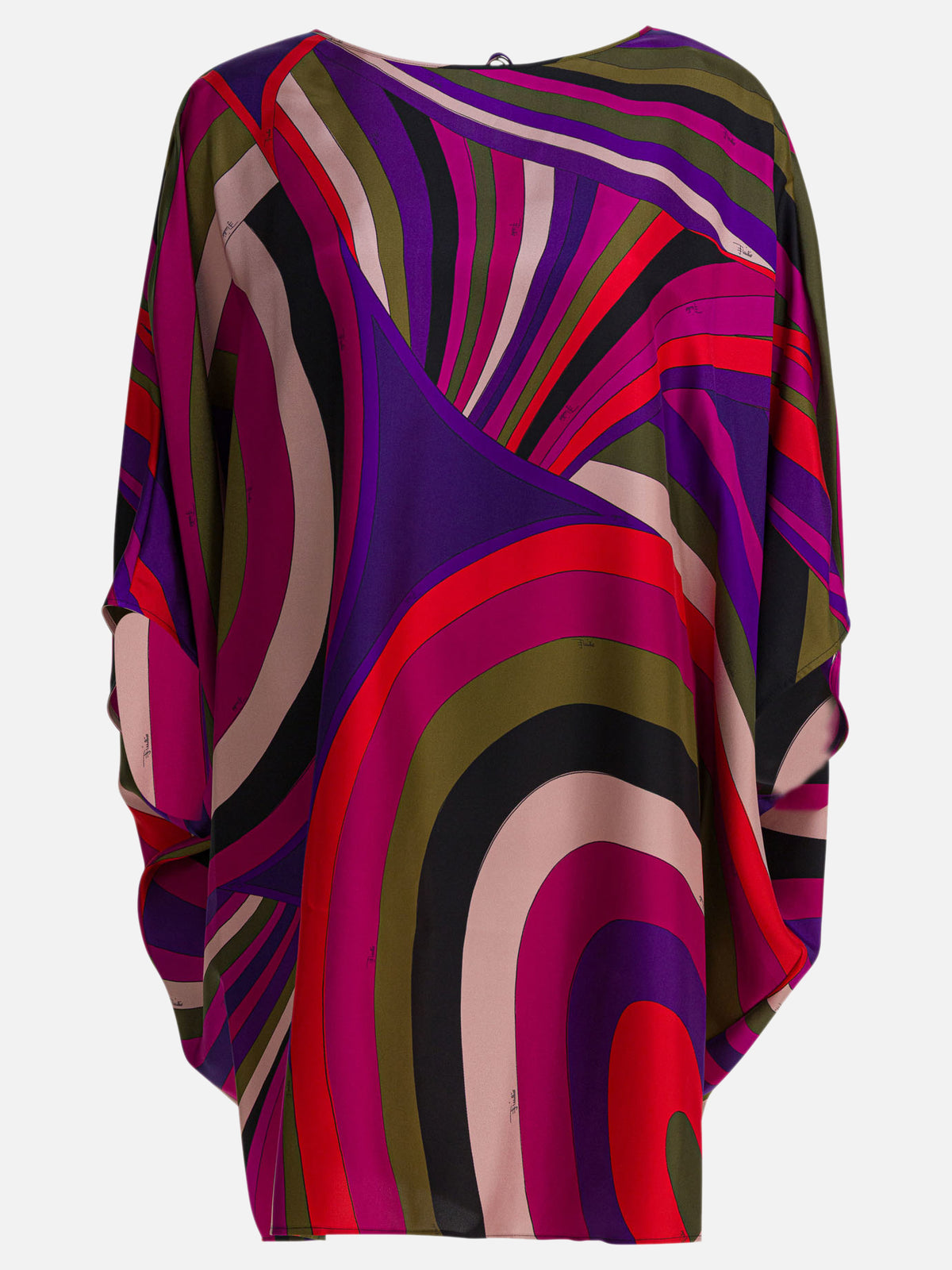 Pucci "Iris" silk caftan Pink
