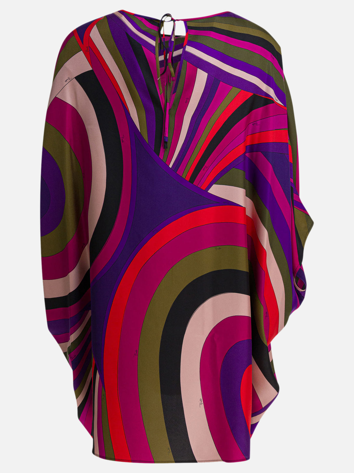 Pucci "Iris" silk caftan Pink