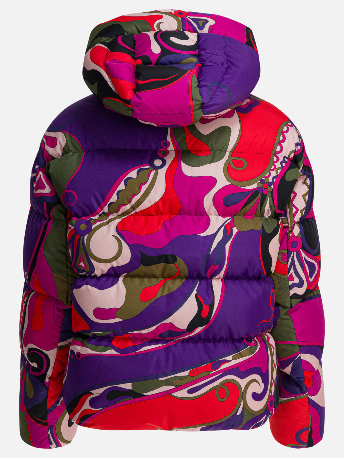 Pucci Orchidee print down jacket Purple