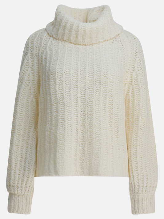 Turtleneck sweaters Solid colour  White - Rakkì Women | PLP | VIETTI Online Store 
