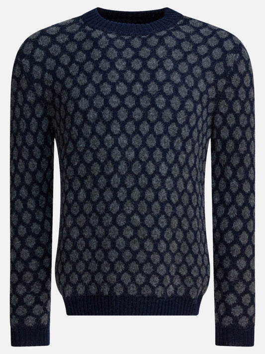 Maglioni girocollo Textured knit  Blu - Rakkì Uomo | PDP | VIETTI Online Store 
