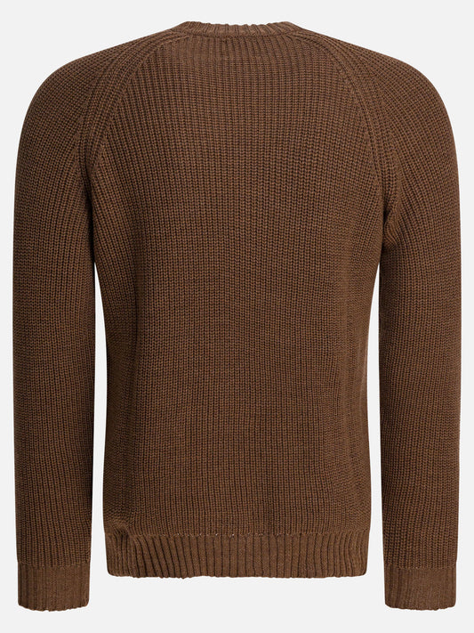 Crewneck sweaters Solid colour  Brown - Rakkì Men | PLP | VIETTI Online Store | 2
