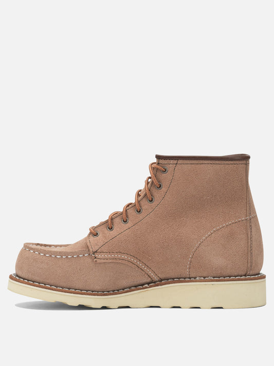 Red Wing Shoes "6'' Moc Toe 3319 Dusty Rose Abilene" Lace-up ankle boots Brown

