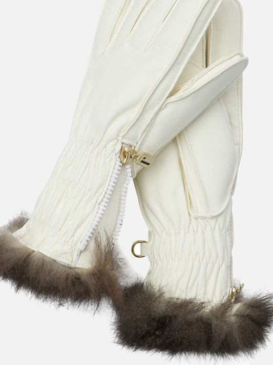 Guanti sportivi 100% leather  Bianco - Restelli Donna | PLP | VIETTI Online Store | 2
