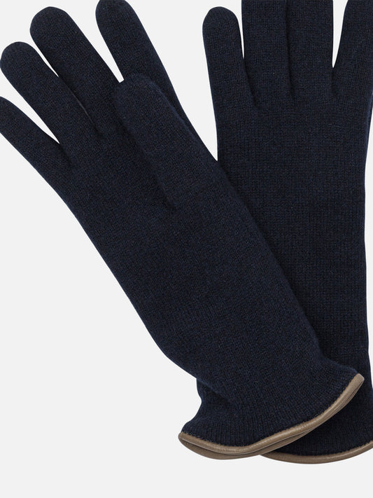 Guanti casual 100% cashmere  Blu - Restelli Donna | PLP | VIETTI Online Store | 2
