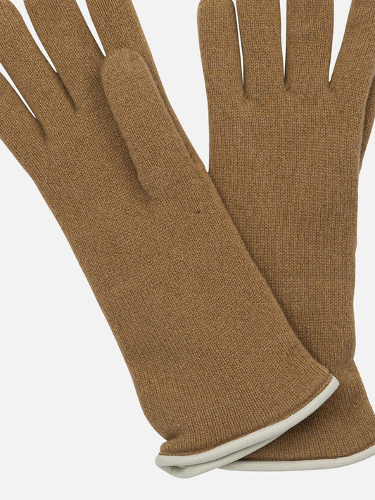 Guanti casual 100% cashmere  Marrone - Restelli Donna | PLP | VIETTI Online Store | 2
