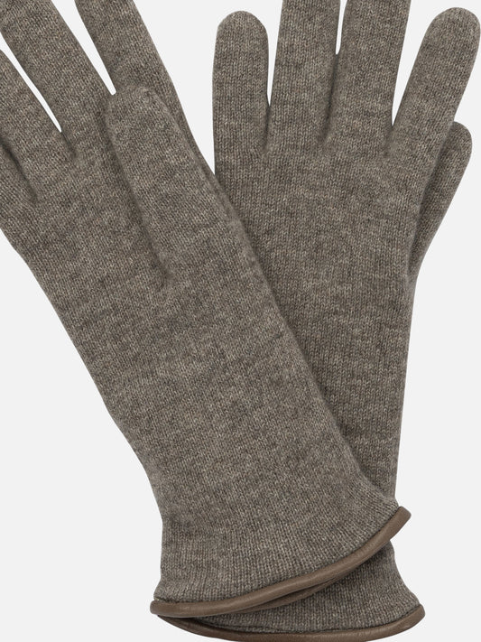 Guanti casual 100% cashmere  Beige - Restelli Donna | PLP | VIETTI Online Store | 2

