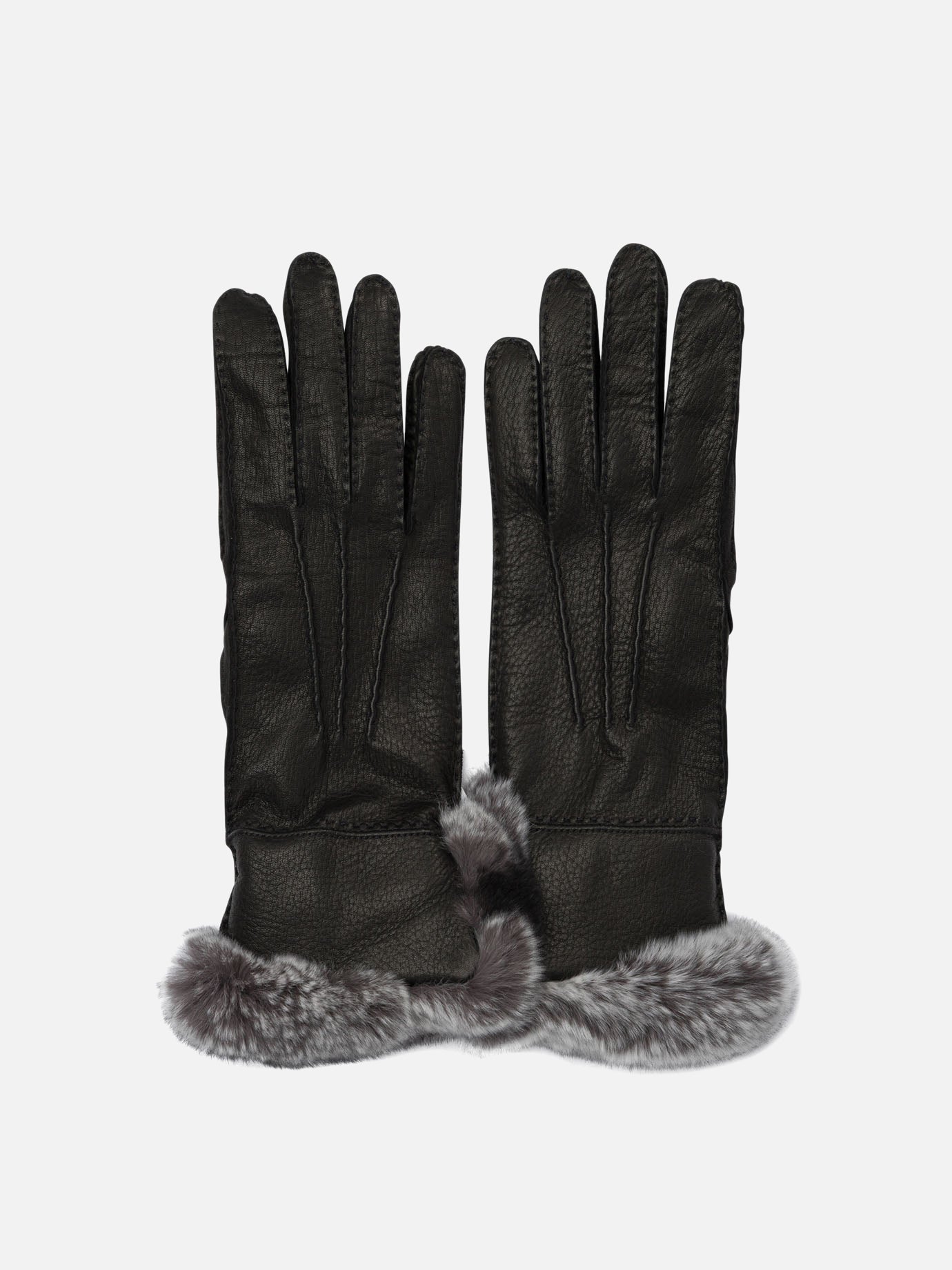 Guanti casual 100% leather  Nero - Restelli Donna | PDP | VIETTI Online Store | Zoom-Modal
