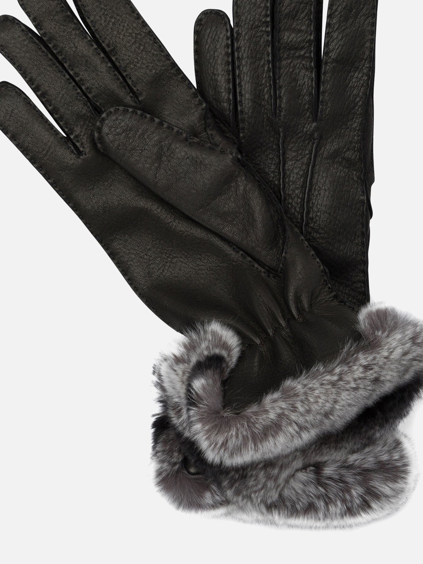 Guanti casual 100% leather  Nero - Restelli Donna | PDP | VIETTI Online Store | Zoom-Modal_2
