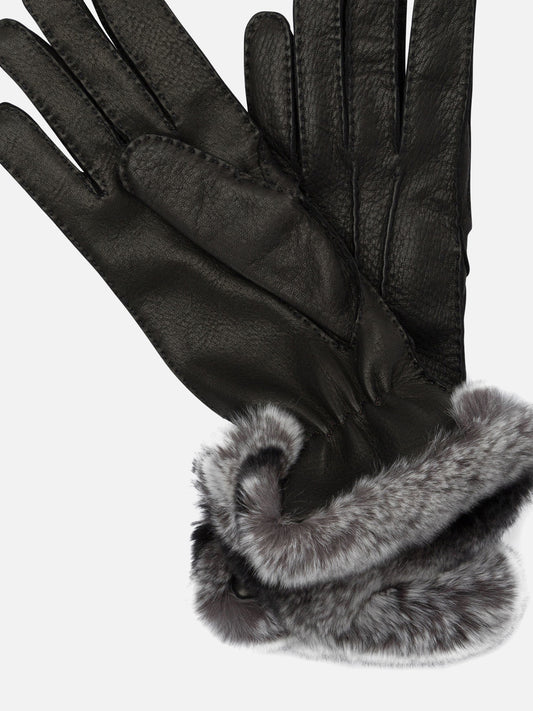 Guanti casual 100% leather  Nero - Restelli Donna | PDP | VIETTI Online Store | 2
