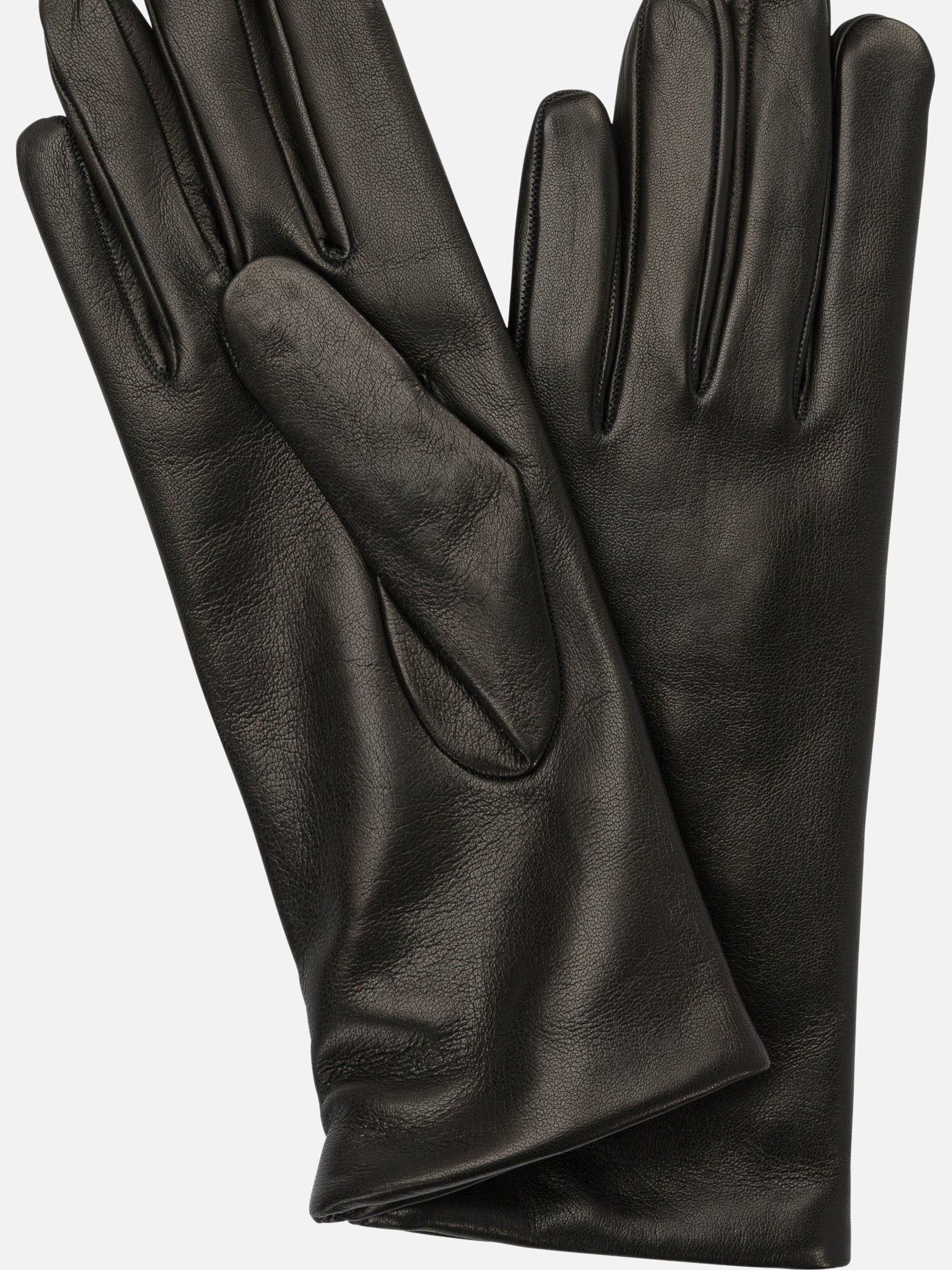 Guanti casual 100% leather - 100% cashmere  Nero - Restelli Donna | PDP | VIETTI Online Store | thumbnail_2