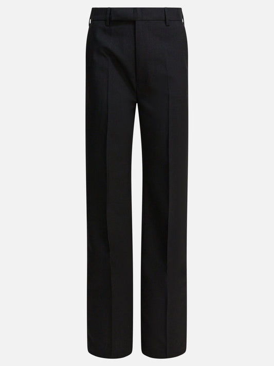 Rick Owens Wool pinstripe pants Black

