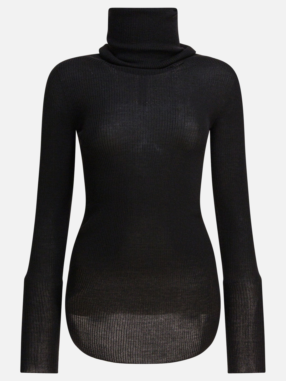 Rick Owens "LS Tube" Sweater Black