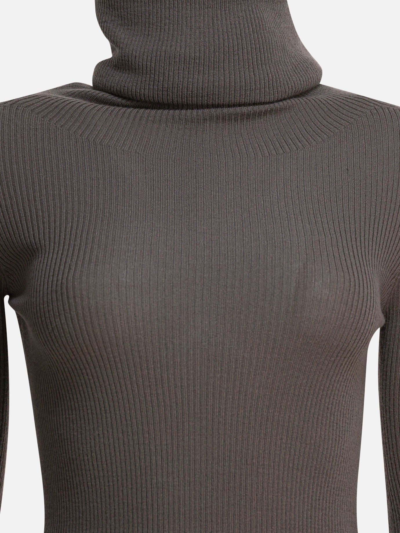 Maglioni dolcevita Solid colour  Grigio - Rick Owens Donna | PDP | VIETTI Online Store | thumbnail_3