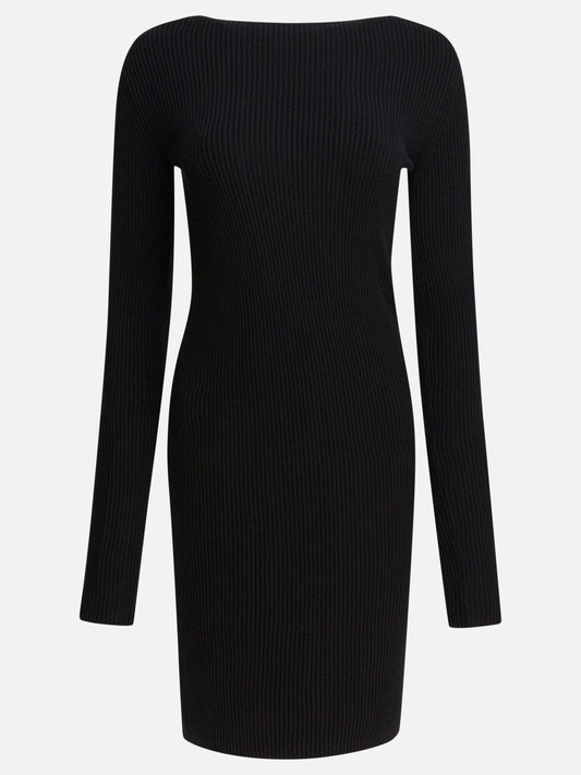 Rick Owens Sheath dress with long sleeves Black

