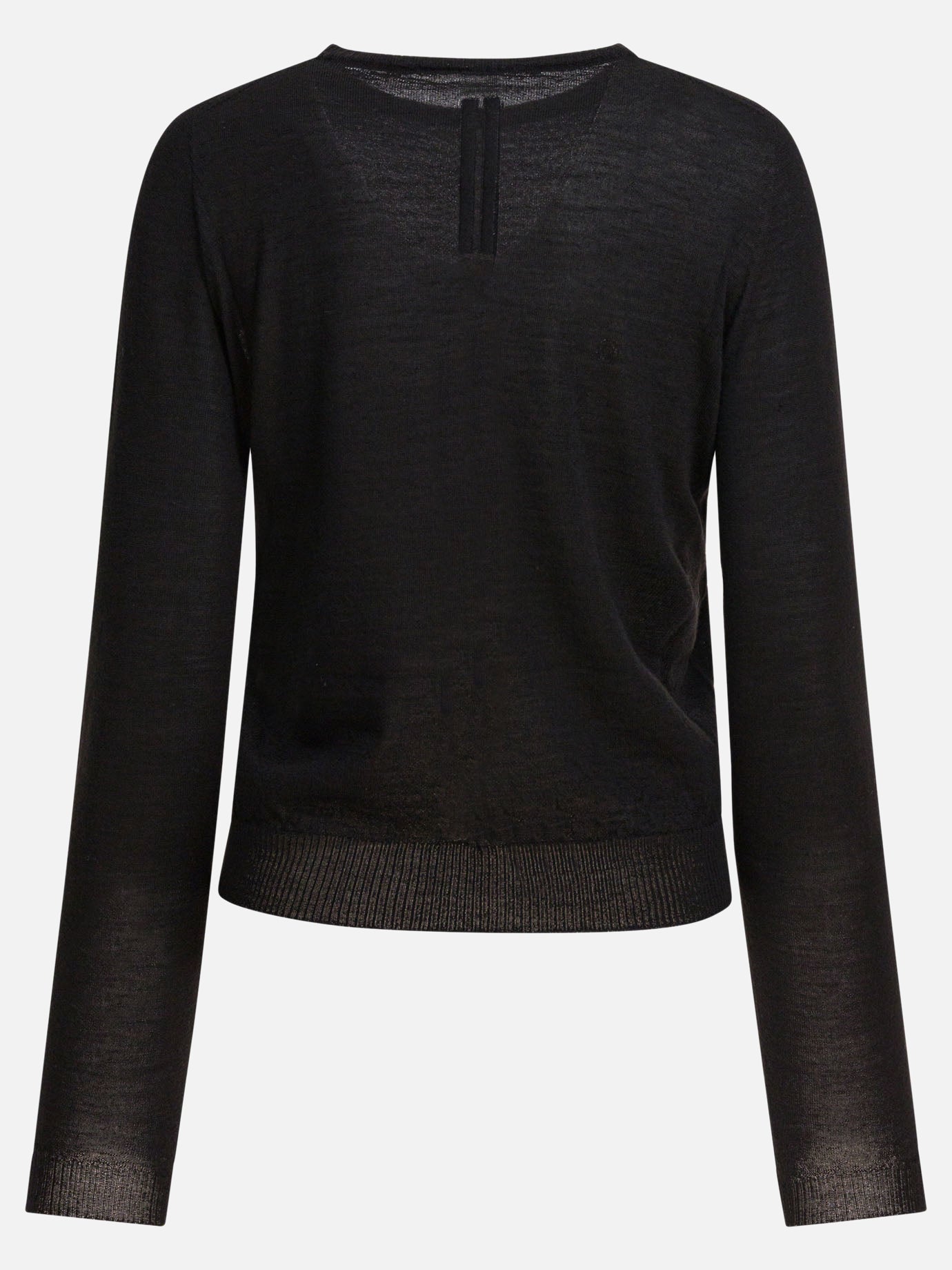 Maglioni girocollo Solid colour  Nero - Rick Owens Donna | PDP | VIETTI Online Store | thumbnail_2