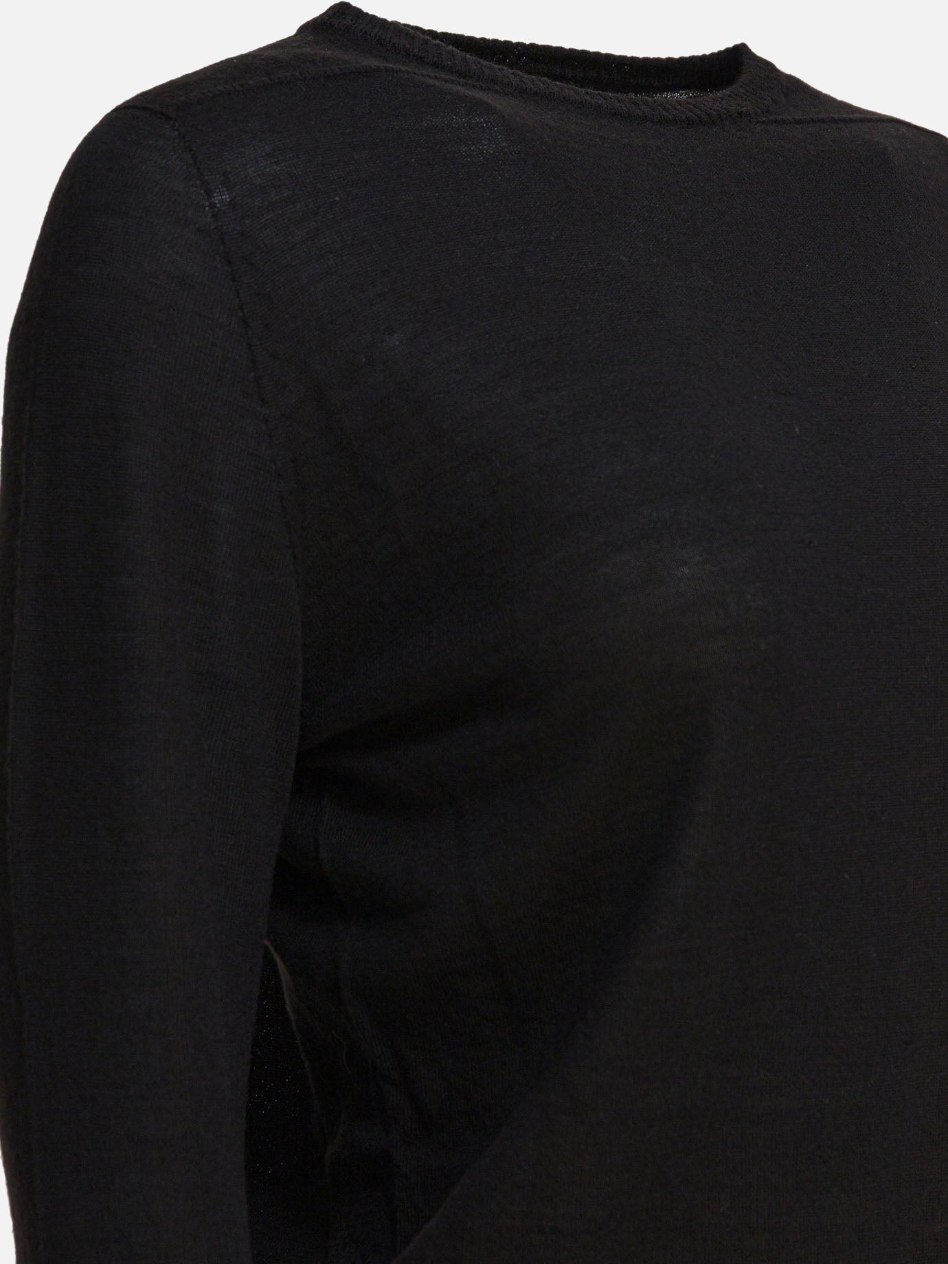 Maglioni girocollo Solid colour  Nero - Rick Owens Donna | PDP | VIETTI Online Store | thumbnail_4