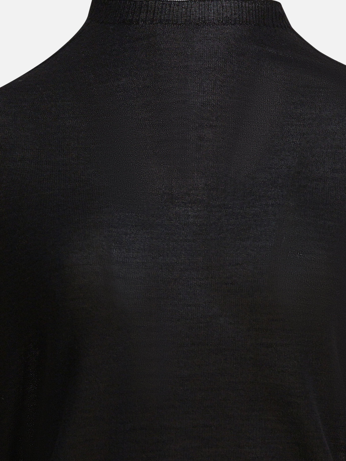 Rick Owens "Crater Knit" Sweater Black - VIETTI