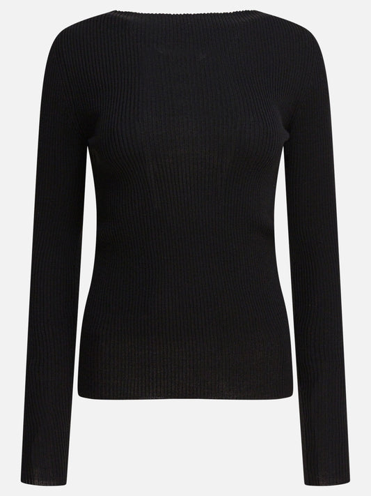 Rick Owens Ribbed sweater Black

