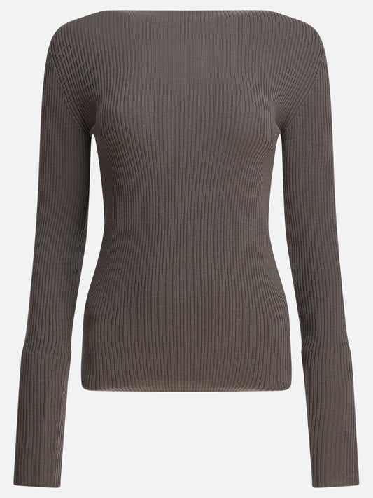 Rick Owens Ribbed sweater Grey

