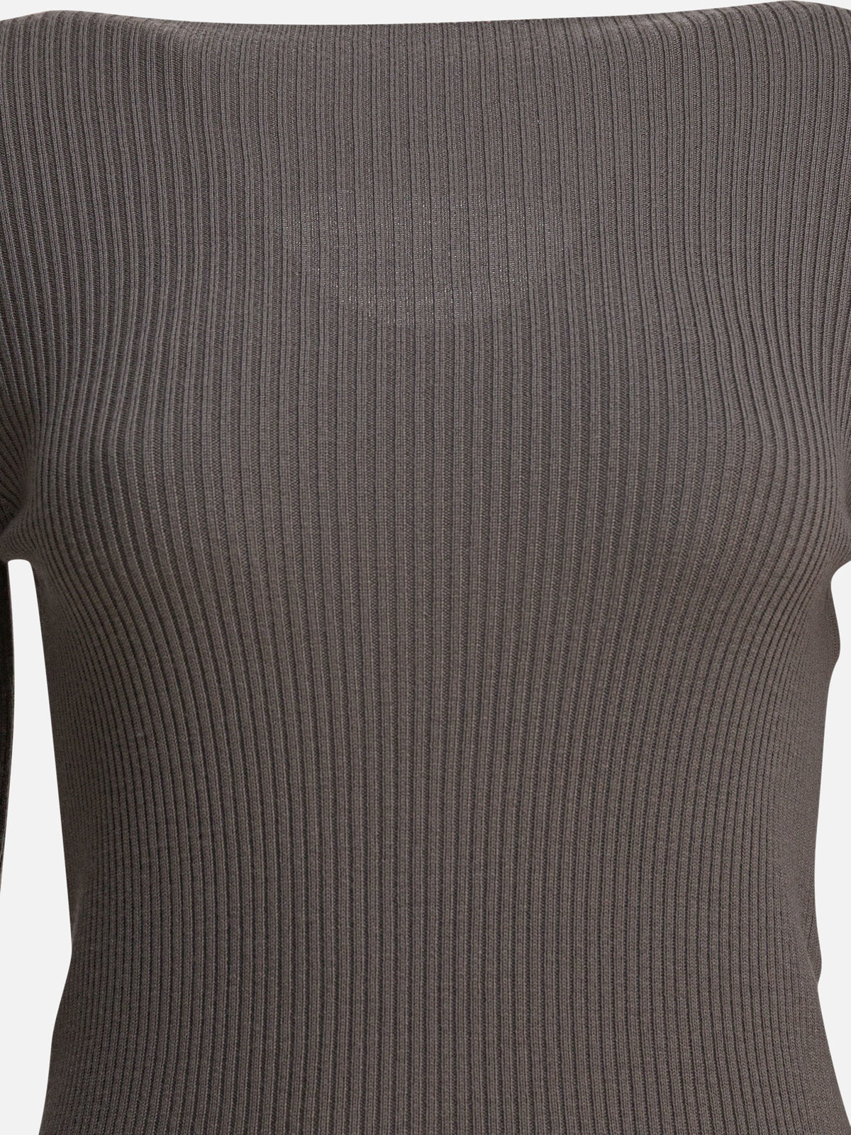 Rick Owens Ribbed sweater Grey