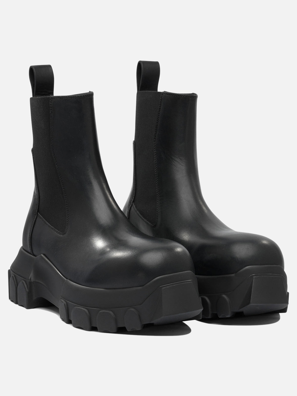 Rick Owens "Beatle Bozo Tractors" ankle boots Black - VIETTI