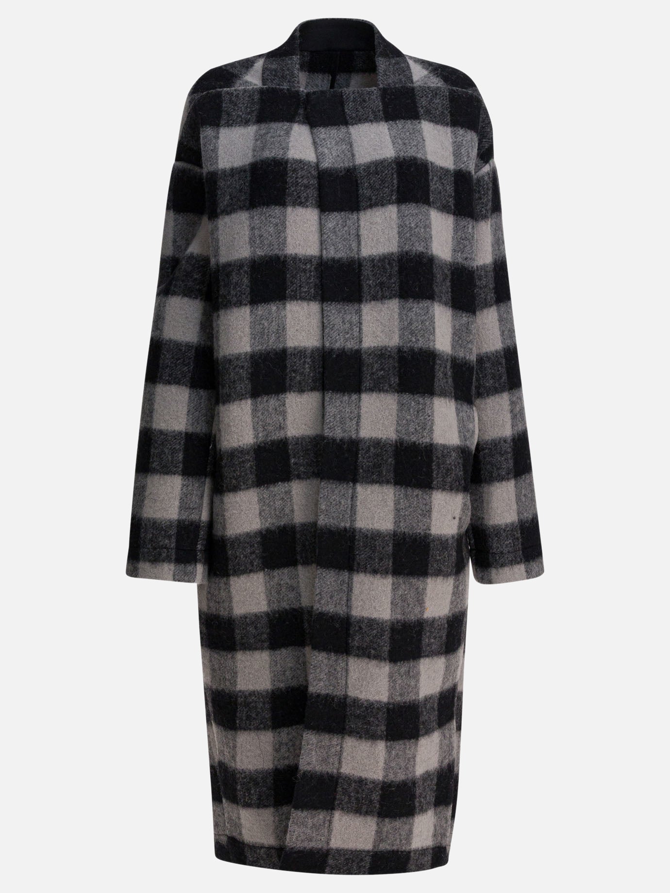 Long coats Check  Black - Rick Owens Women | PDP | VIETTI Online Store | thumbnail