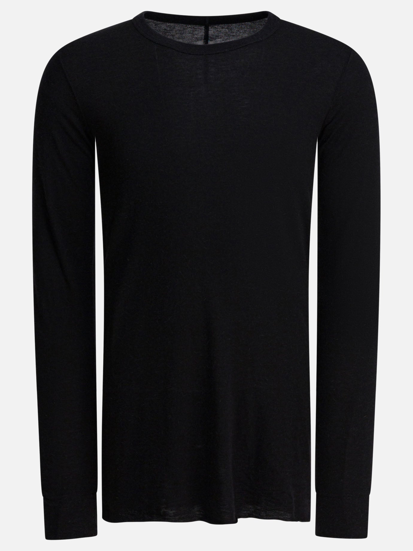 T-shirt girocollo Solid colour  Nero - Rick Owens Uomo | PDP | VIETTI Online Store | Zoom-Modal
