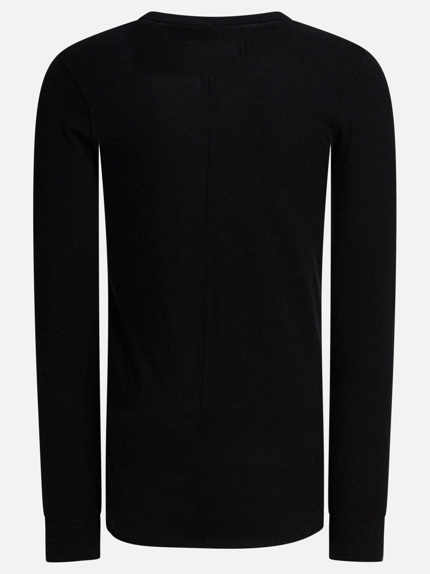T-shirt girocollo Solid colour  Nero - Rick Owens Uomo | PDP | VIETTI Online Store | thumbnail_2