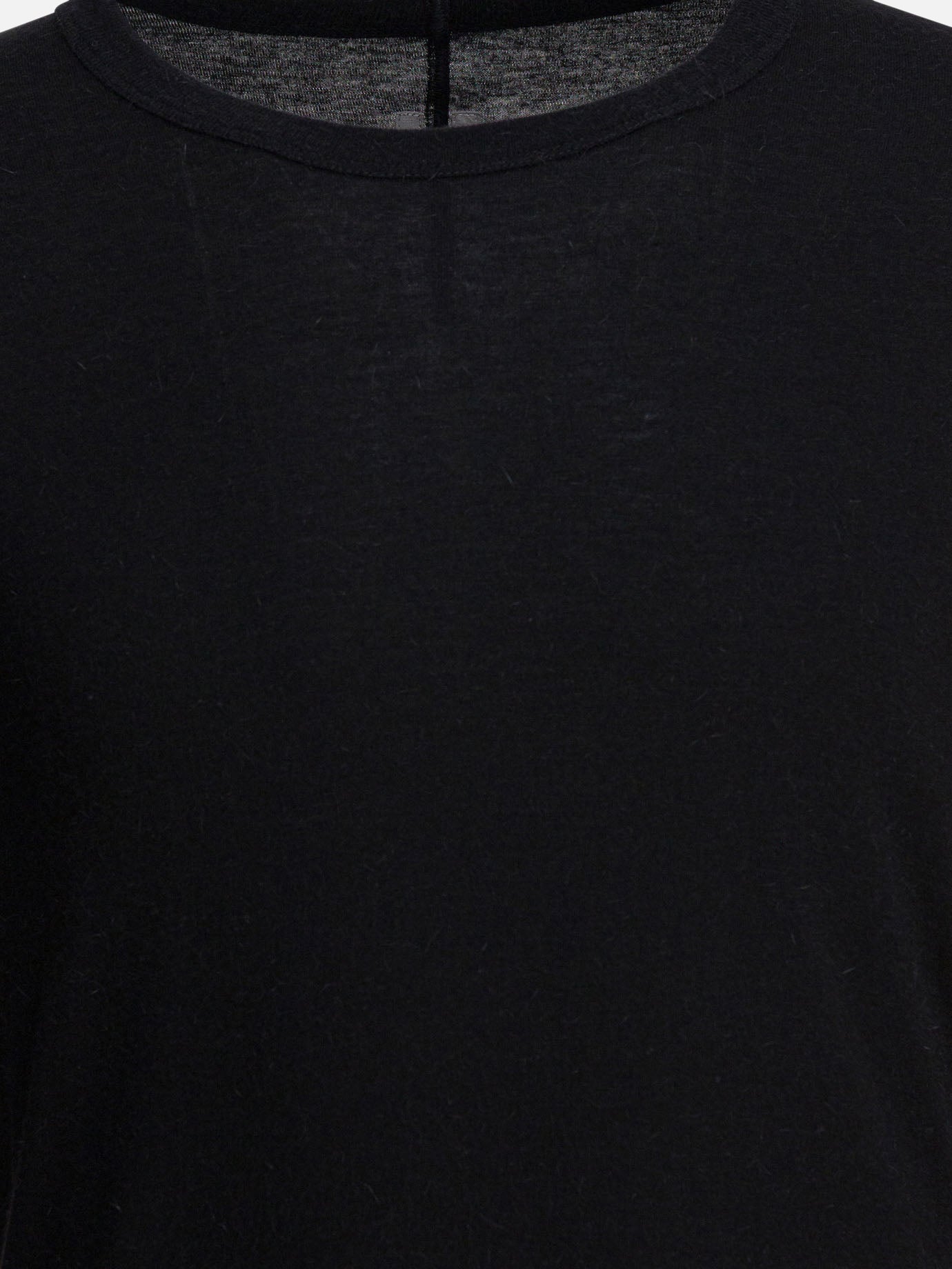 T-shirt girocollo Solid colour  Nero - Rick Owens Uomo | PDP | VIETTI Online Store | Zoom-Modal_3

