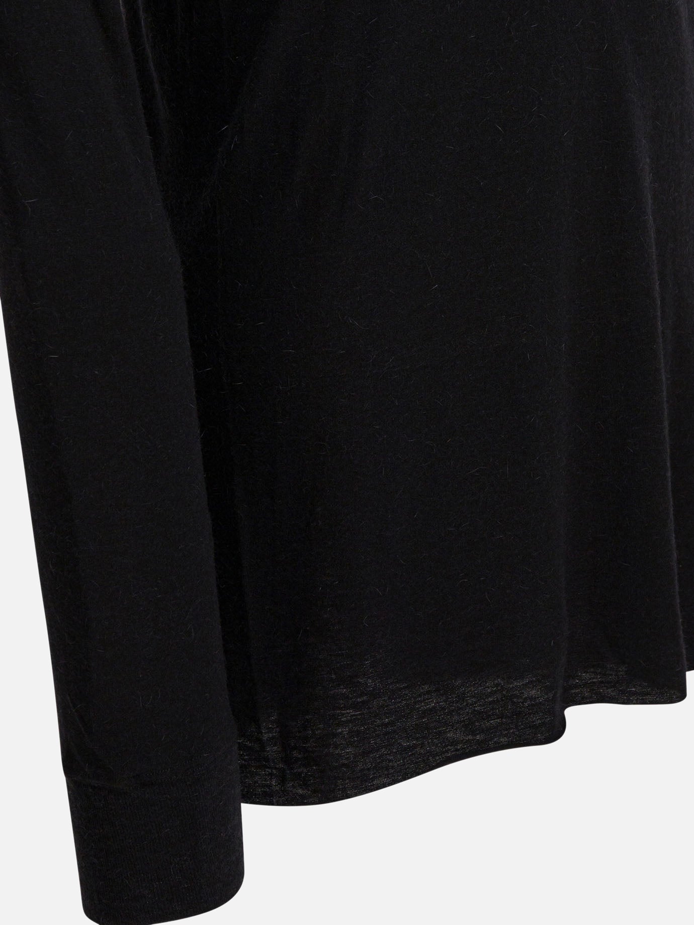 T-shirt girocollo Solid colour  Nero - Rick Owens Uomo | PDP | VIETTI Online Store | thumbnail_4