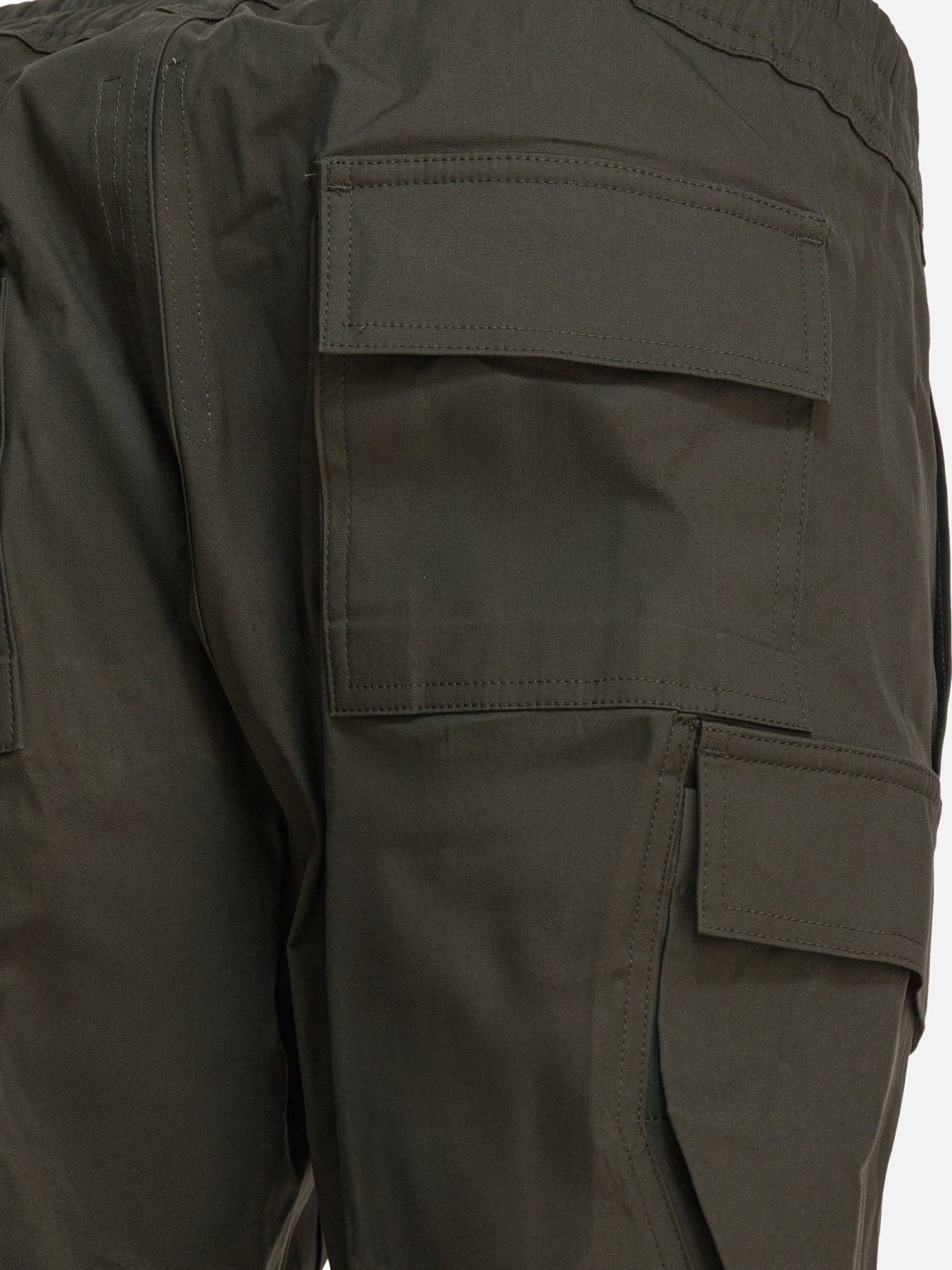 Cargo & parachute trousers Solid colour  Green - Rick Owens Men | PDP | VIETTI Online Store | thumbnail_4
