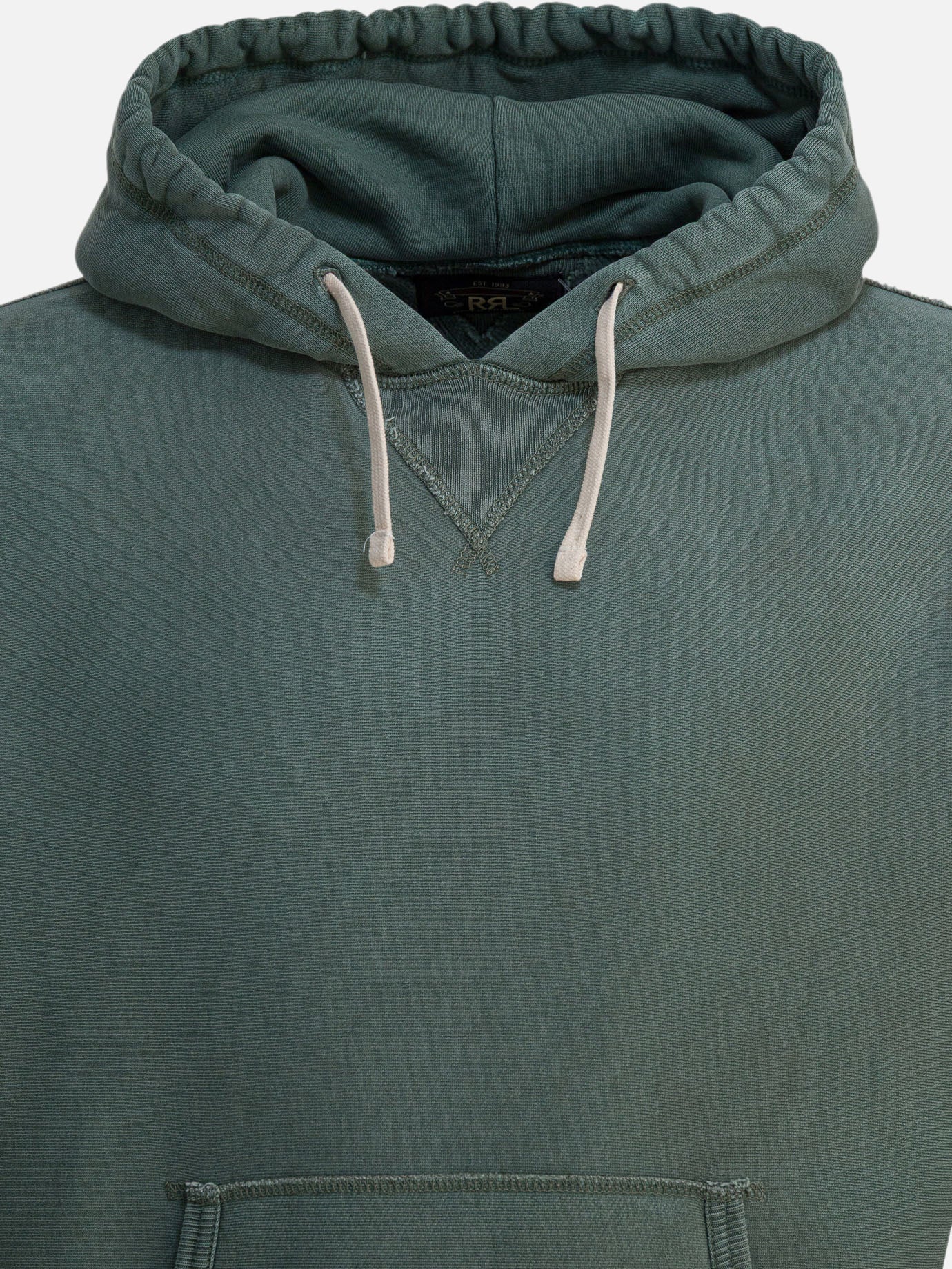 Felpe con cappuccio Solid colour  Verde - RRL by Ralph Lauren Uomo | PDP | VIETTI Online Store | thumbnail_3