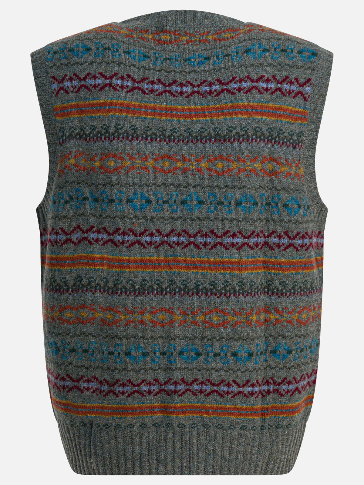RRL by Ralph Lauren Fair Isle Wool Vest Blue