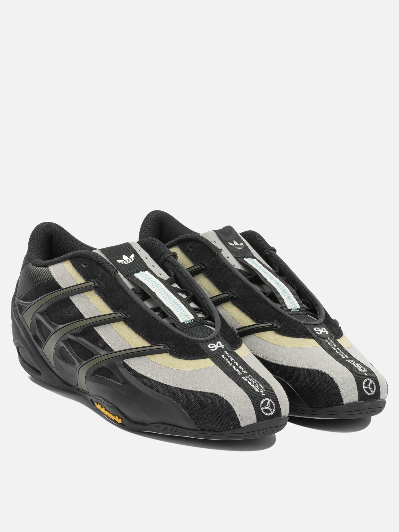 Sneaker basse 50% leather 50% textile - 100% rubber  Nero - Adidas Originals Uomo | PDP | VIETTI Online Store | thumbnail_2