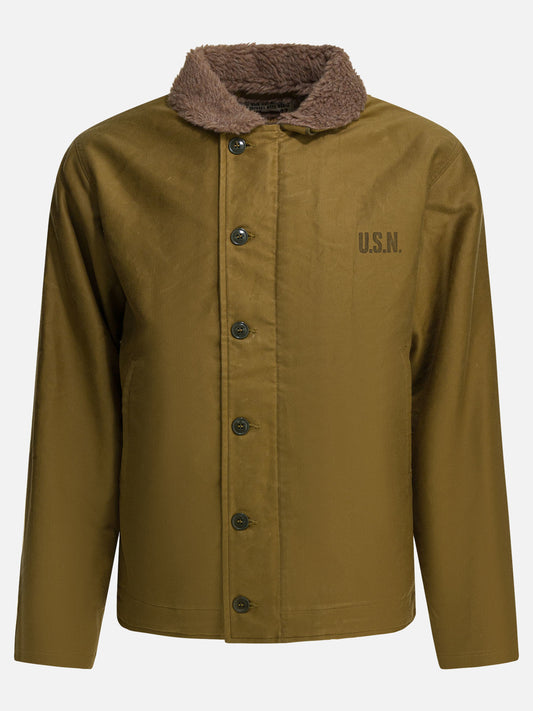 Shearling jackets Solid colour  Beige - Buzz Rickson's Men | PLP | VIETTI Online Store 
