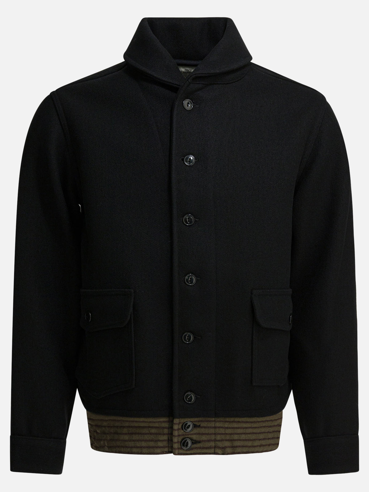 Buzz Rickson's Wool bomber jacket Black