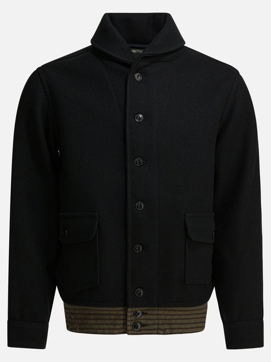 Buzz Rickson's Wool bomber jacket Black

