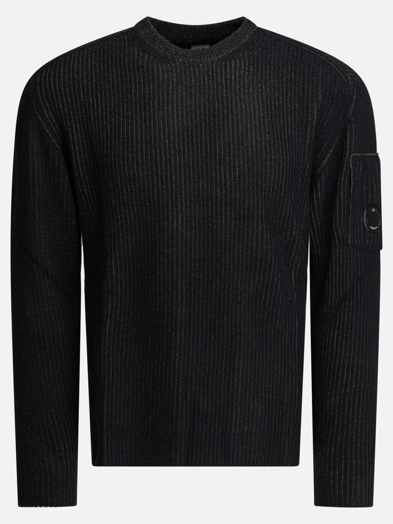 Crewneck sweaters Logo  Green - C.P. Company Men | PDP | VIETTI Online Store | thumbnail