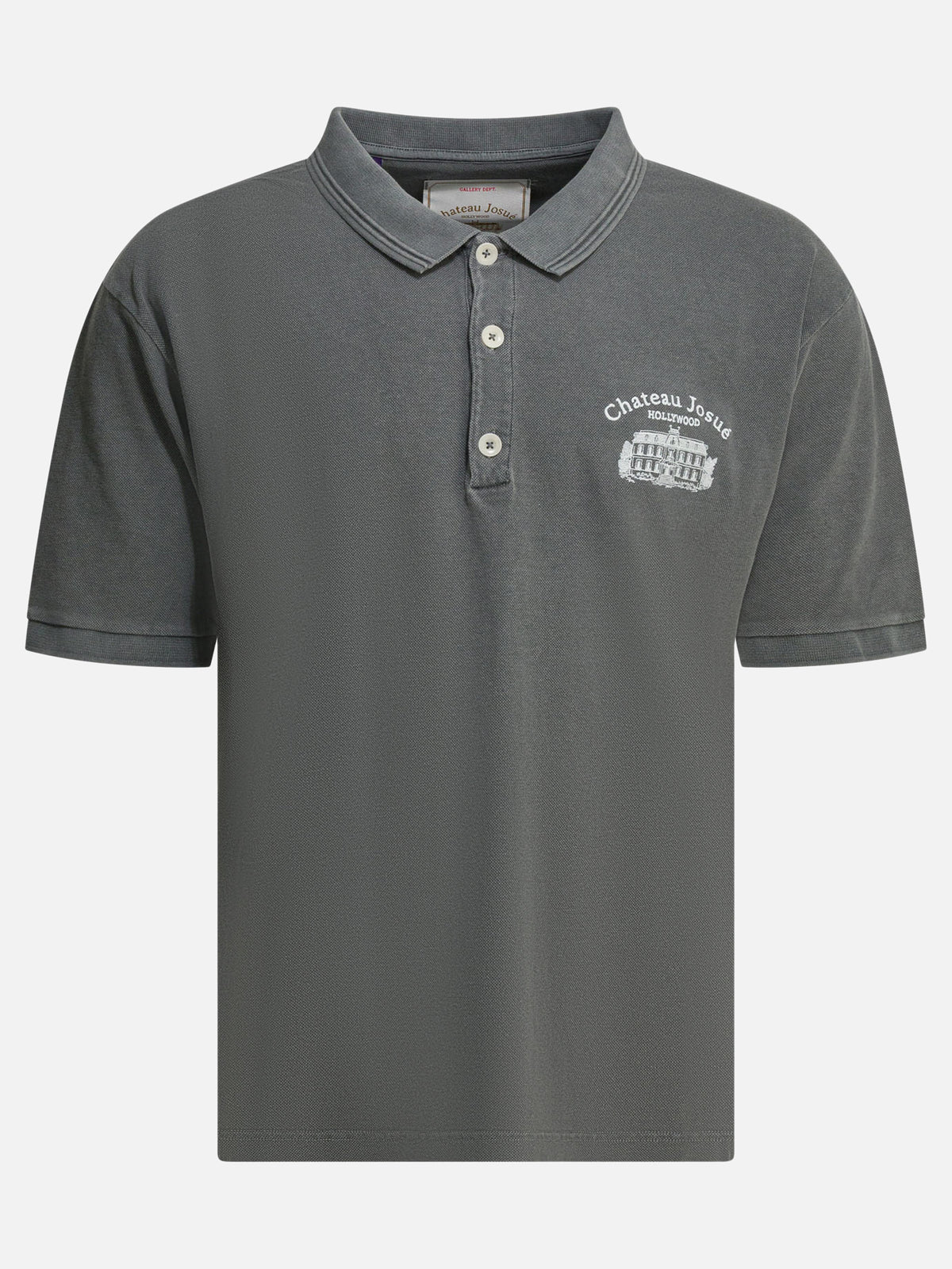 Gallery Dept. "Preamo" Polo shirt with buttons Grey - VIETTI