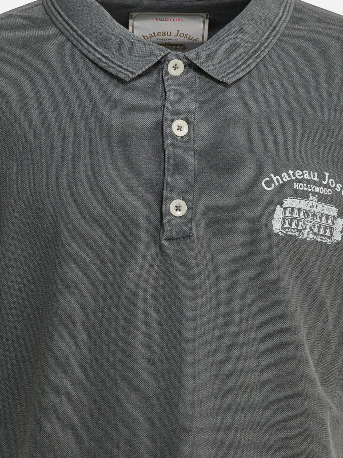 Gallery Dept. "Preamo" Polo shirt with buttons Grey - VIETTI